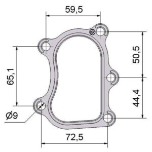 Комплект прокладок турбины Nissan 2.7D 144117F400, 14411-7F400 452162-1, 452162-2, 452162-3, 452162-4, 452162 № 2505200 RC Turbo СТО - ремонт и продажа турбин